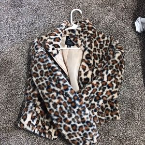 cheetah print jacket